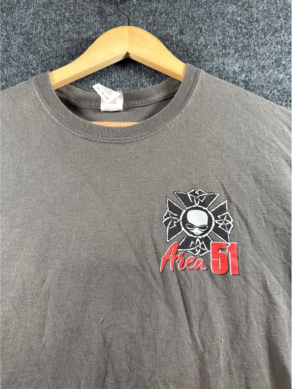 Gildan Area 51 Instructor Squad Engine Truck 51 UFO Mens XL Graphic T-Shirt